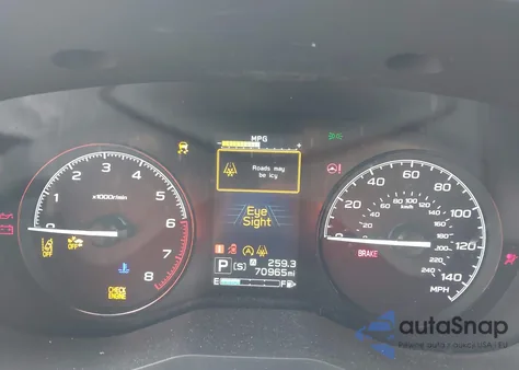 2019 Subaru Forester из США, поврежденный, VIN JF2SKACC3KH491748